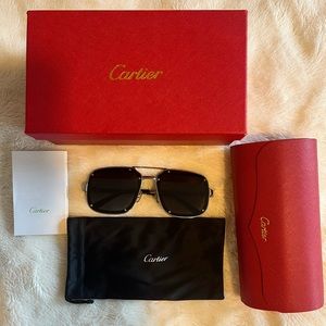 Cartier Style Aviator Sunglasses